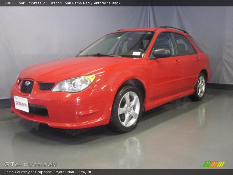 San Remo Red / Anthracite Black 2006 Subaru Impreza 2.5i Wagon