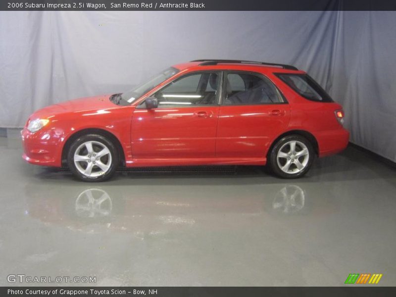 San Remo Red / Anthracite Black 2006 Subaru Impreza 2.5i Wagon