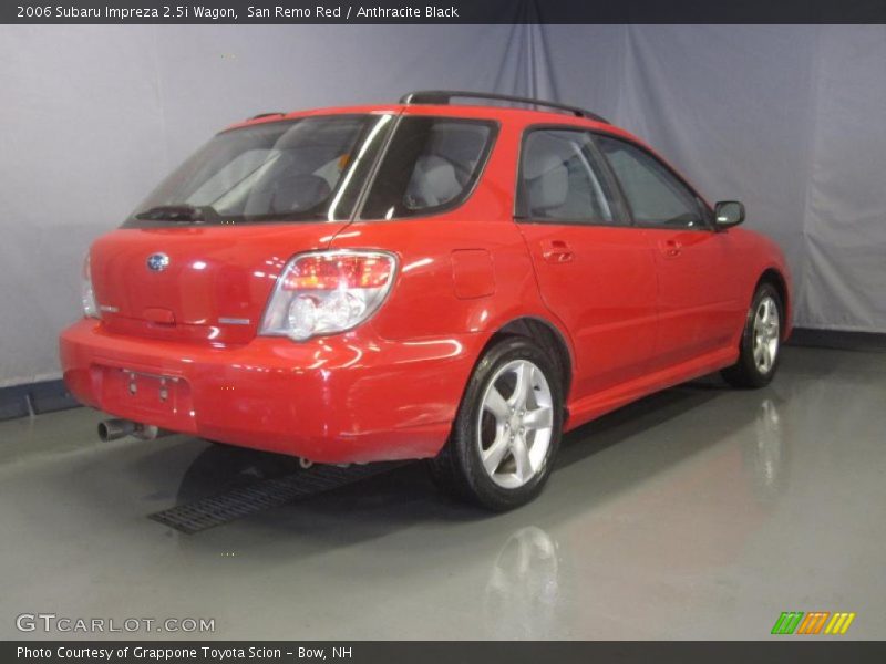 San Remo Red / Anthracite Black 2006 Subaru Impreza 2.5i Wagon