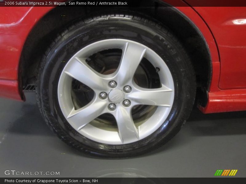 San Remo Red / Anthracite Black 2006 Subaru Impreza 2.5i Wagon
