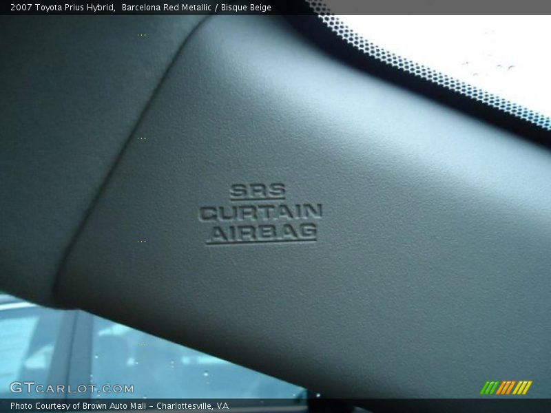 Barcelona Red Metallic / Bisque Beige 2007 Toyota Prius Hybrid