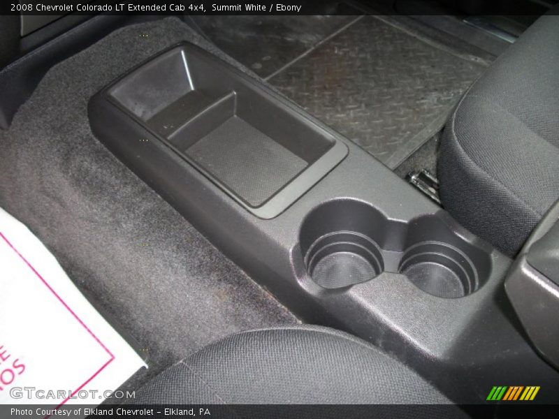 Summit White / Ebony 2008 Chevrolet Colorado LT Extended Cab 4x4