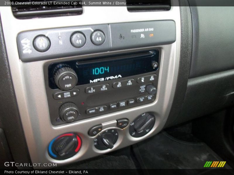 Summit White / Ebony 2008 Chevrolet Colorado LT Extended Cab 4x4