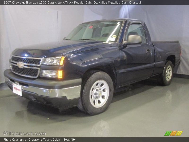 Dark Blue Metallic / Dark Charcoal 2007 Chevrolet Silverado 1500 Classic Work Truck Regular Cab