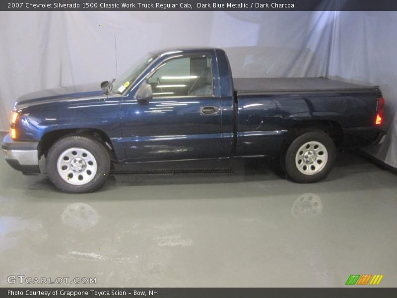 Dark Blue Metallic / Dark Charcoal 2007 Chevrolet Silverado 1500 Classic Work Truck Regular Cab