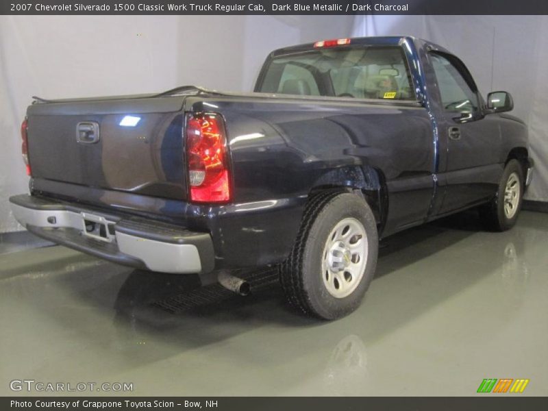 Dark Blue Metallic / Dark Charcoal 2007 Chevrolet Silverado 1500 Classic Work Truck Regular Cab