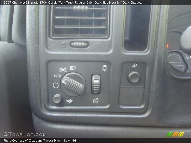 Dark Blue Metallic / Dark Charcoal 2007 Chevrolet Silverado 1500 Classic Work Truck Regular Cab