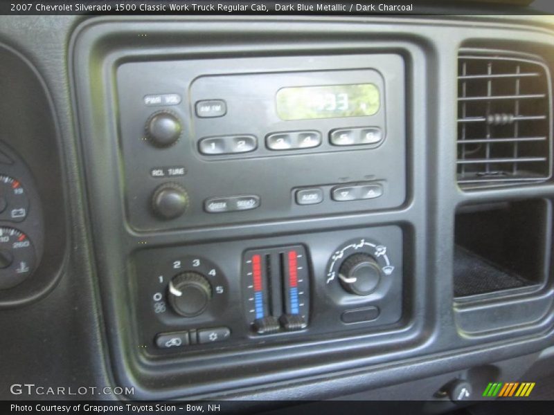Dark Blue Metallic / Dark Charcoal 2007 Chevrolet Silverado 1500 Classic Work Truck Regular Cab