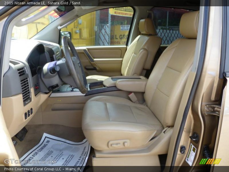 Sahara Gold / Sand 2005 Nissan Armada LE