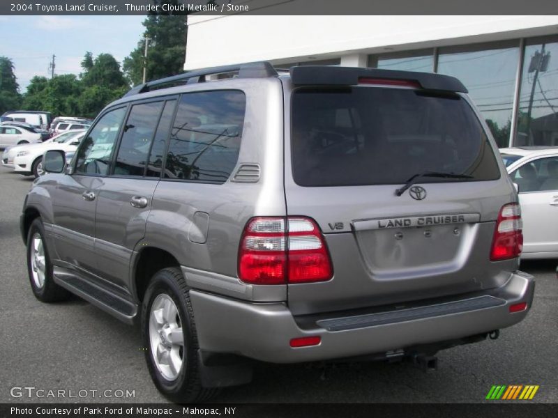 Thunder Cloud Metallic / Stone 2004 Toyota Land Cruiser