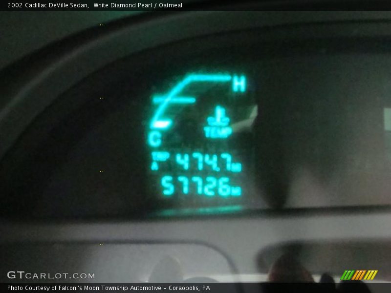 White Diamond Pearl / Oatmeal 2002 Cadillac DeVille Sedan