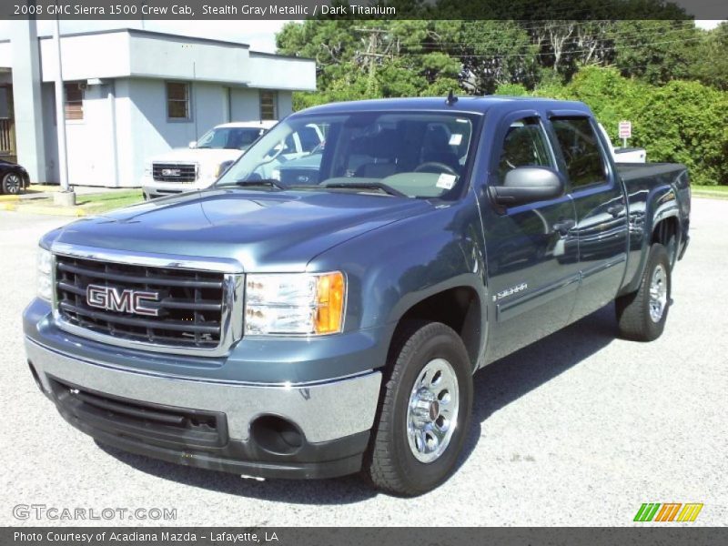 Stealth Gray Metallic / Dark Titanium 2008 GMC Sierra 1500 Crew Cab