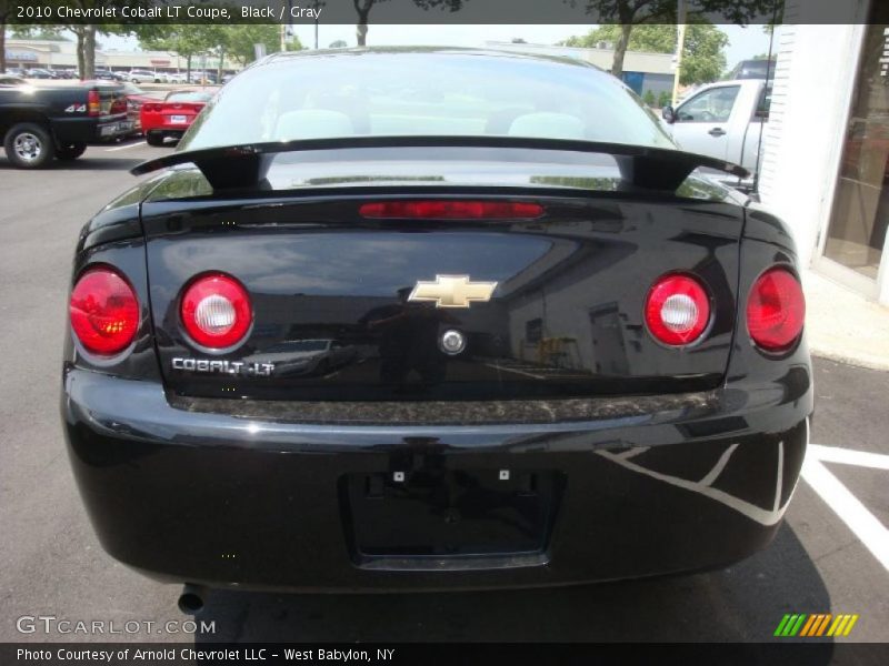 Black / Gray 2010 Chevrolet Cobalt LT Coupe