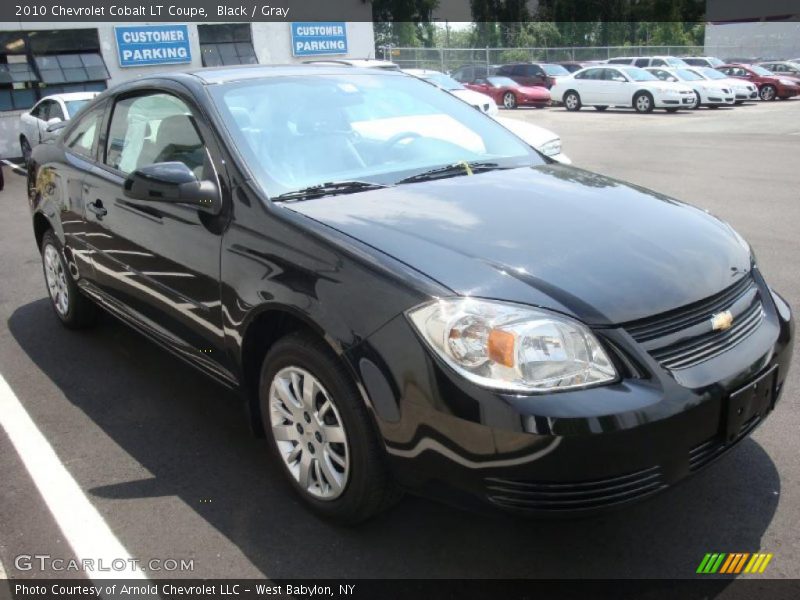 Black / Gray 2010 Chevrolet Cobalt LT Coupe