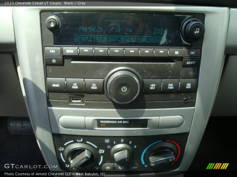 Black / Gray 2010 Chevrolet Cobalt LT Coupe
