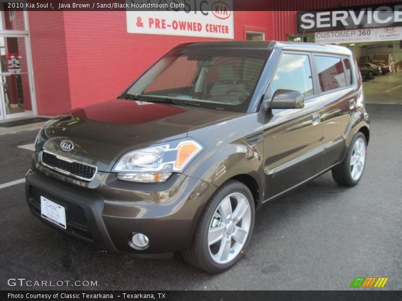 Java Brown / Sand/Black Houndstooth Cloth 2010 Kia Soul !