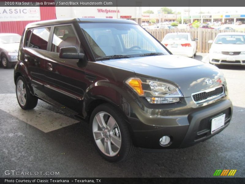 Java Brown / Sand/Black Houndstooth Cloth 2010 Kia Soul !
