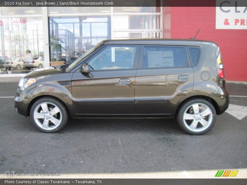 Java Brown / Sand/Black Houndstooth Cloth 2010 Kia Soul !