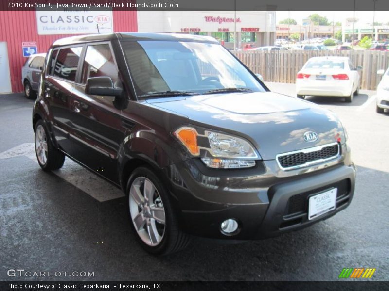Java Brown / Sand/Black Houndstooth Cloth 2010 Kia Soul !