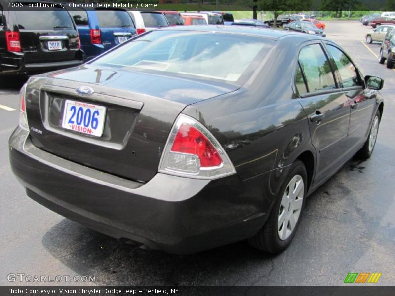 Charcoal Beige Metallic / Camel 2006 Ford Fusion S
