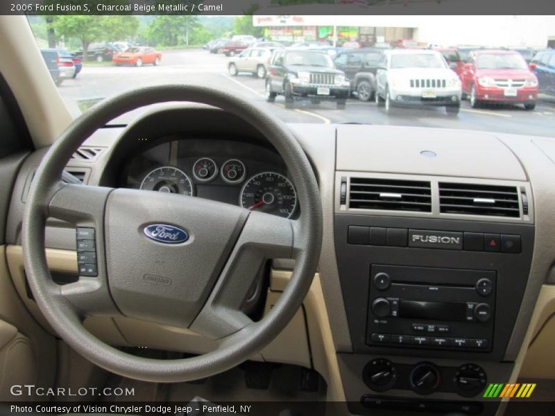 Charcoal Beige Metallic / Camel 2006 Ford Fusion S