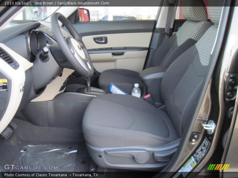 Java Brown / Sand/Black Houndstooth Cloth 2010 Kia Soul !