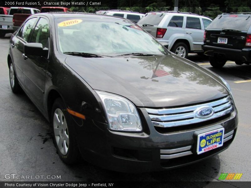 Charcoal Beige Metallic / Camel 2006 Ford Fusion S