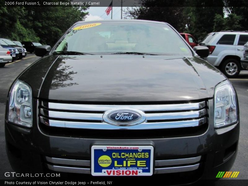 Charcoal Beige Metallic / Camel 2006 Ford Fusion S