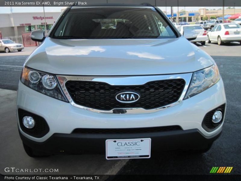 Bright Silver / Black 2011 Kia Sorento EX AWD