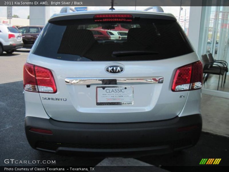 Bright Silver / Black 2011 Kia Sorento EX AWD