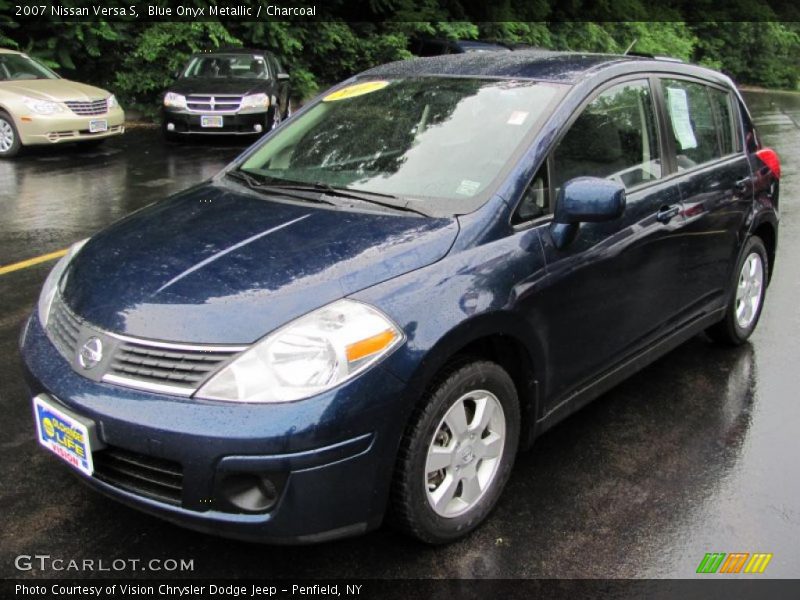 Blue Onyx Metallic / Charcoal 2007 Nissan Versa S