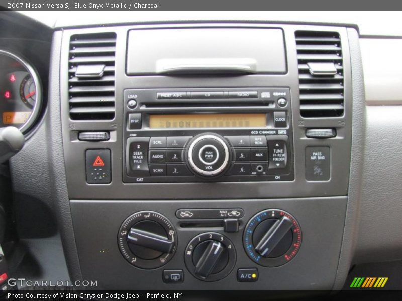 Blue Onyx Metallic / Charcoal 2007 Nissan Versa S