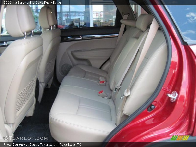 Spicy Red / Beige 2011 Kia Sorento EX
