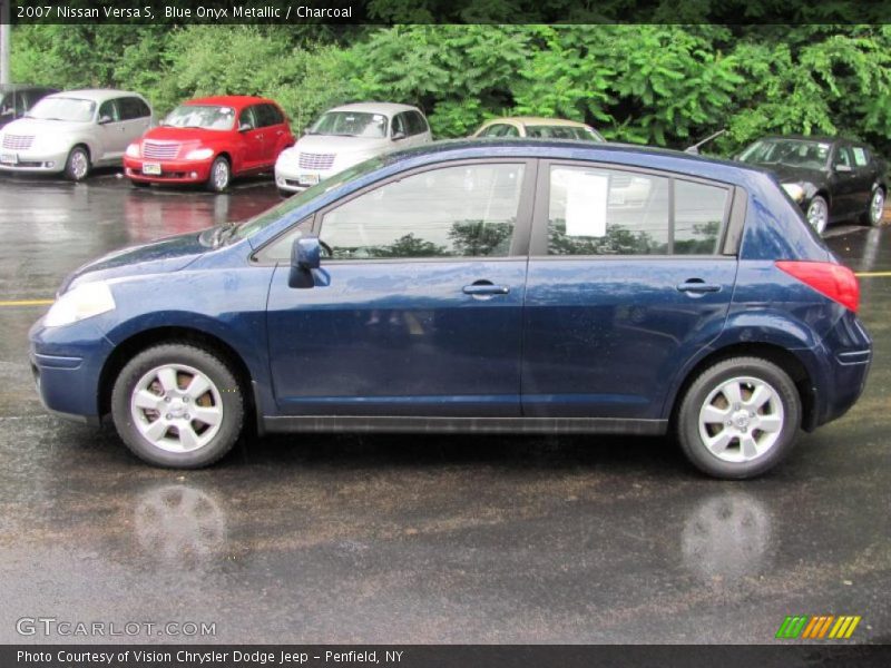 Blue Onyx Metallic / Charcoal 2007 Nissan Versa S