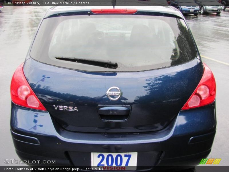 Blue Onyx Metallic / Charcoal 2007 Nissan Versa S