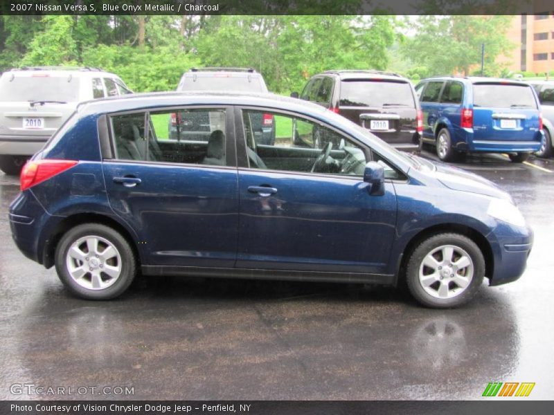 Blue Onyx Metallic / Charcoal 2007 Nissan Versa S