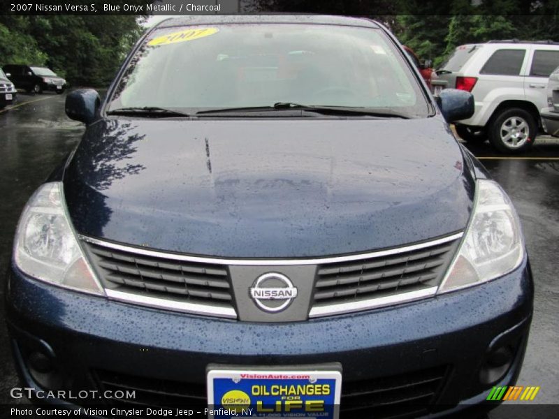 Blue Onyx Metallic / Charcoal 2007 Nissan Versa S