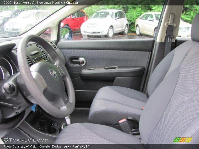 Blue Onyx Metallic / Charcoal 2007 Nissan Versa S