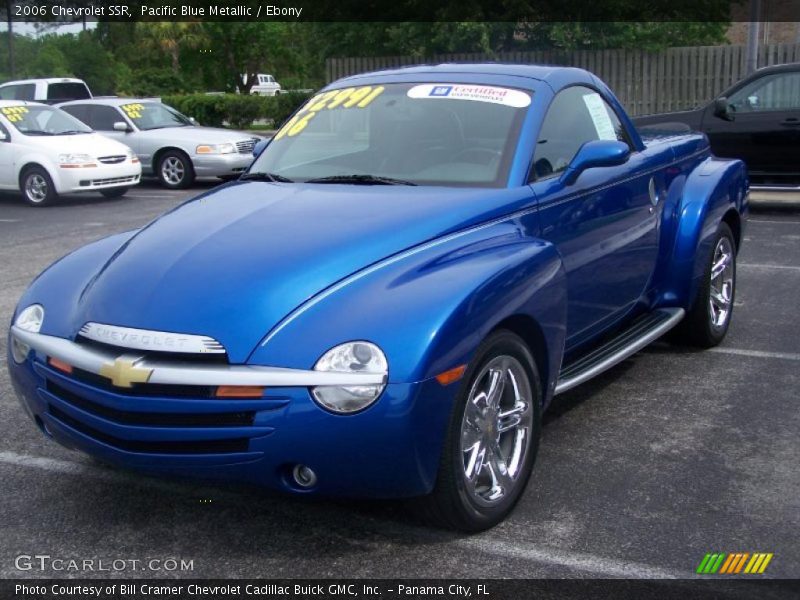 Pacific Blue Metallic / Ebony 2006 Chevrolet SSR