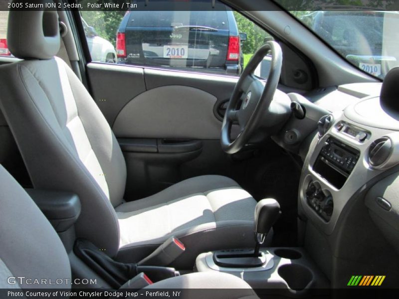Polar White / Tan 2005 Saturn ION 2 Sedan