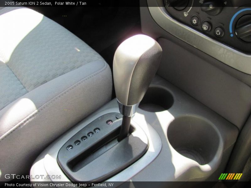 Polar White / Tan 2005 Saturn ION 2 Sedan