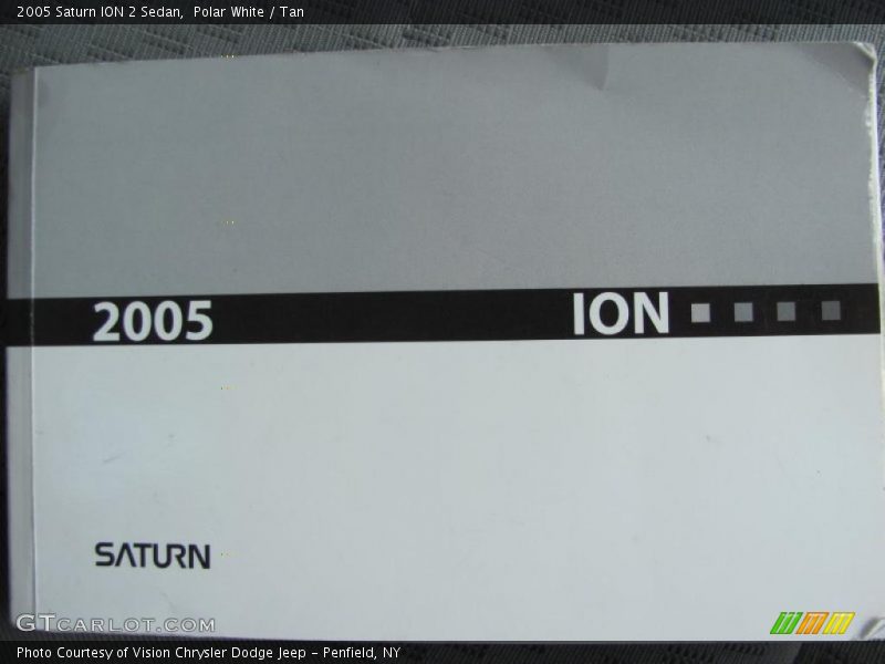 Polar White / Tan 2005 Saturn ION 2 Sedan
