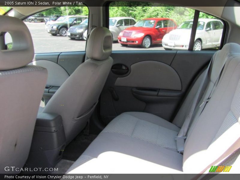 Polar White / Tan 2005 Saturn ION 2 Sedan
