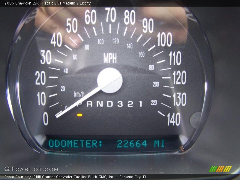 Pacific Blue Metallic / Ebony 2006 Chevrolet SSR
