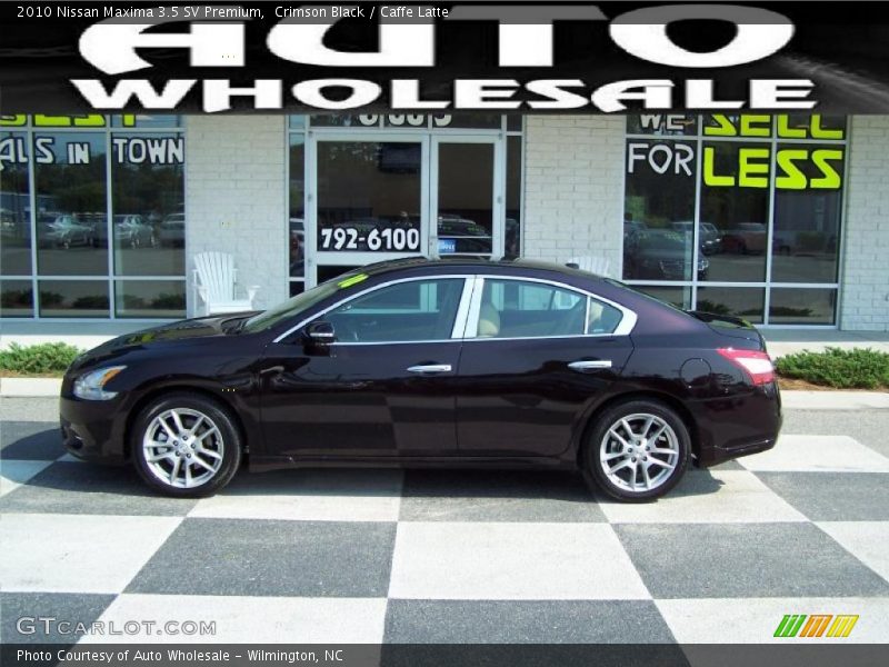 Crimson Black / Caffe Latte 2010 Nissan Maxima 3.5 SV Premium