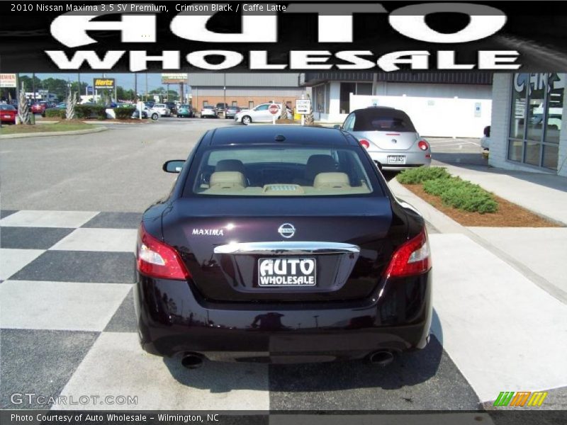 Crimson Black / Caffe Latte 2010 Nissan Maxima 3.5 SV Premium