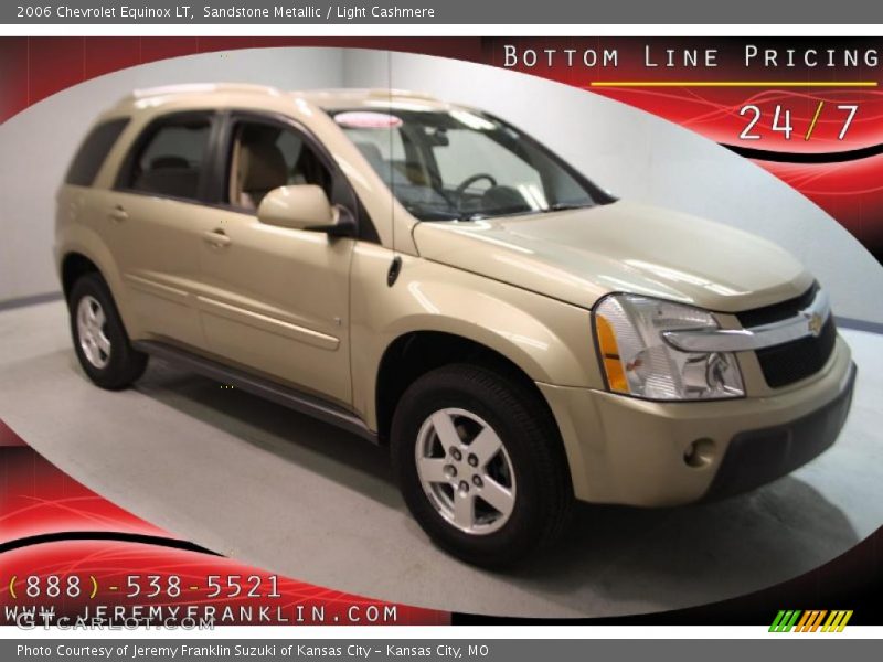 Sandstone Metallic / Light Cashmere 2006 Chevrolet Equinox LT