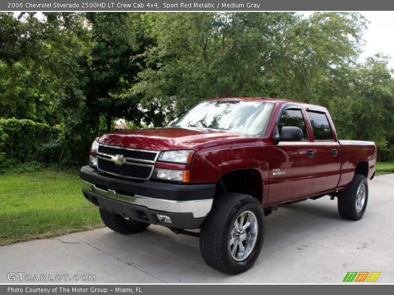 Sport Red Metallic / Medium Gray 2006 Chevrolet Silverado 2500HD LT Crew Cab 4x4