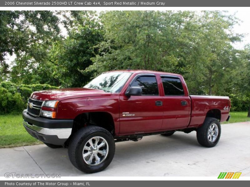 Sport Red Metallic / Medium Gray 2006 Chevrolet Silverado 2500HD LT Crew Cab 4x4