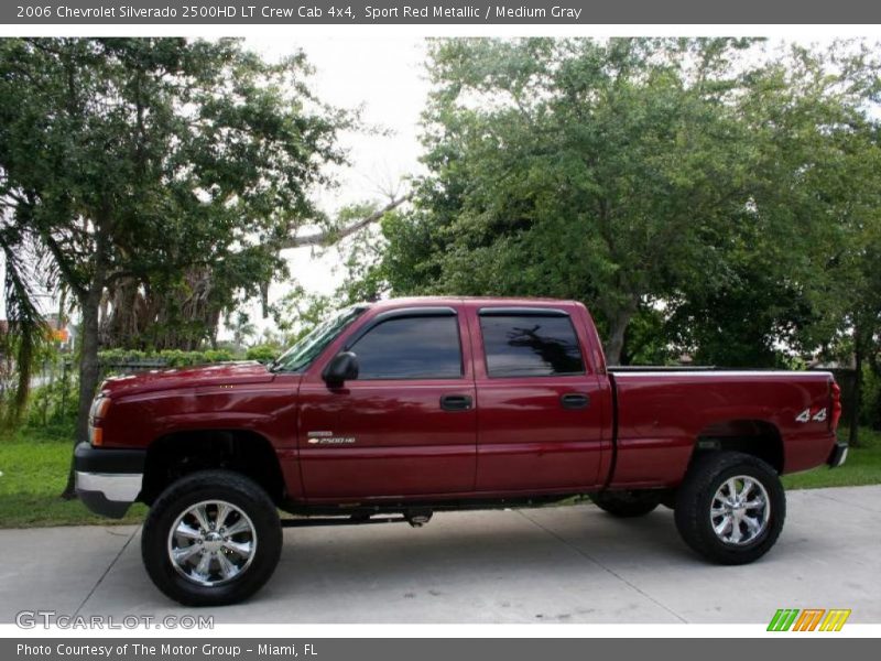 Sport Red Metallic / Medium Gray 2006 Chevrolet Silverado 2500HD LT Crew Cab 4x4
